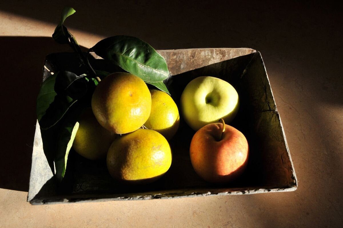 6”x 8”x 2.5" Vintage Slate Fruit Tray, A beautiful weathered slate tray ready to be filled with your holiday arrangement. A unique gift.